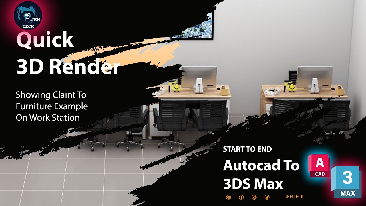 AutoCAD To 3DS Max All Details And 3D Visualize Quick Render For autocad-to-3ds-max-all-details-and-3d-visualize-quick-render-for