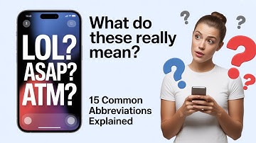 15 Common Abbreviations and What They Really Mean | Everyday Acronyms Explained