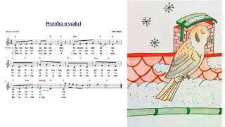 Usnul vrabec za komínem (MŠ písně) - ZIMA, ptáci