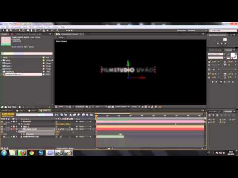 CZTUTORIÁL – After Effects 140 – Jednoduché trailer texty 2