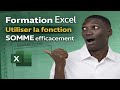 Formation Excel – Utiliser la fonction SOMME efficacement Partie 3 #windows