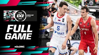 Mongolia 🇲🇳 vs Hungary 🇭🇺 | Men | Full Game | FIBA 3x3 World Cup 2023 | 3x3 Basketball