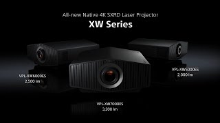 Sony Xw Series Laser Projectors Overview