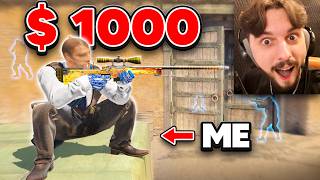 How I WON $1000 VS Streamers... ft Dima