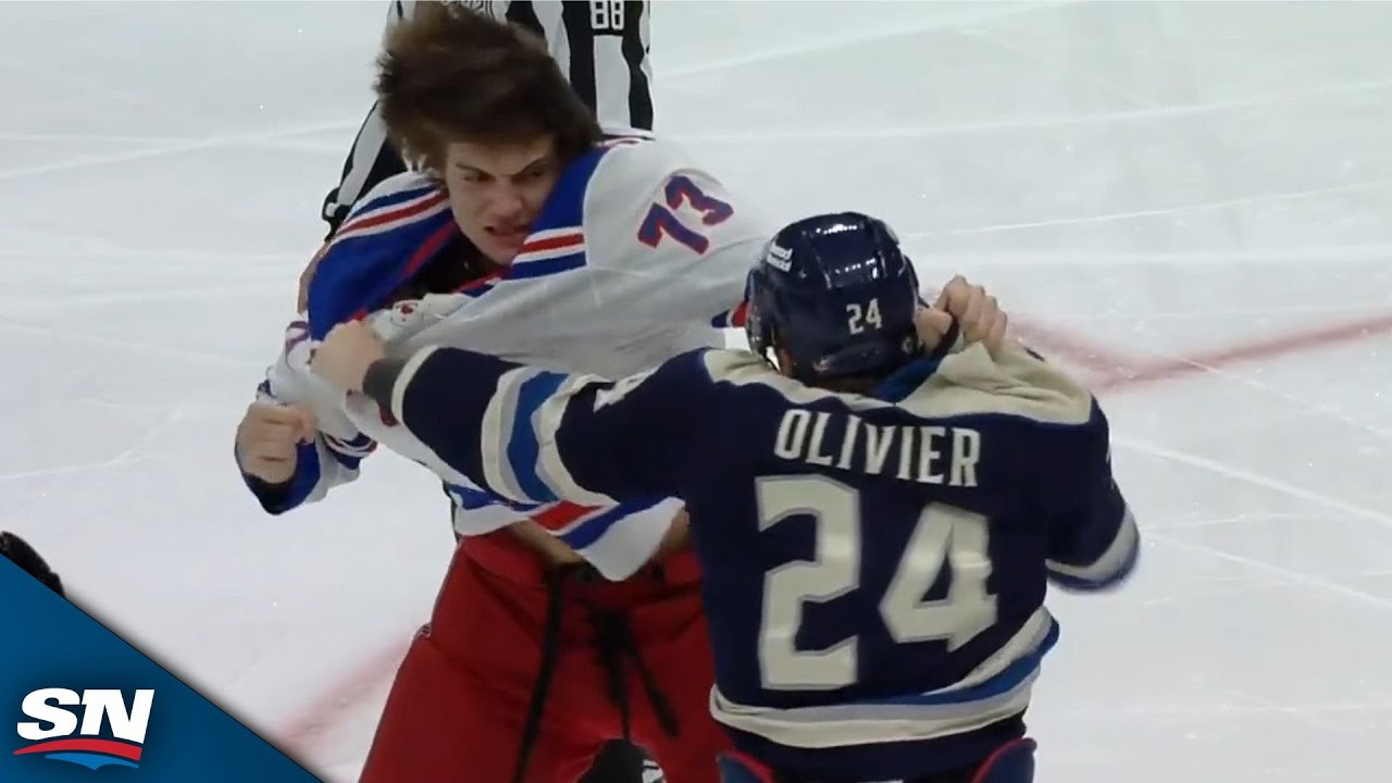 Matt Rempe \u0026 Nicolas Deslauriers Drop the Gloves in Epic Old School NHL Fight