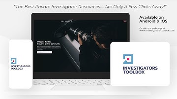 Private Investigator Resources - Investigator