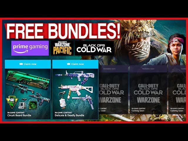 Warzone - FREE Flight School Bundle! How To Get PRIME GAMING Warzone  Content FOR FREE! 