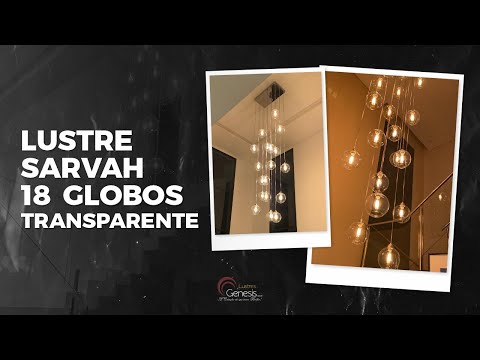 Lustre Pendente Moderno Dunáh 30 Tubos Para Casas Pé Direito Duplo e Alto  Sala de Jantar