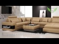 Sumeng Modern leather U shape Sofa