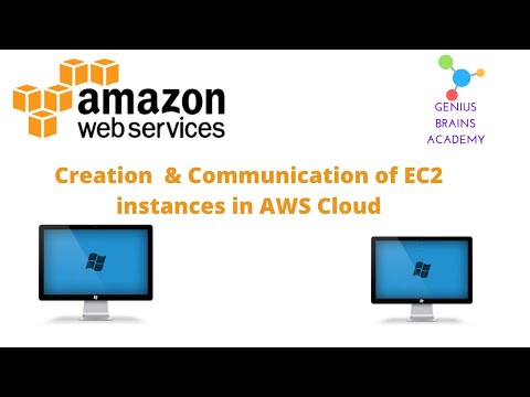 12 . Creation of two EC2 instances and how to establish ping communication