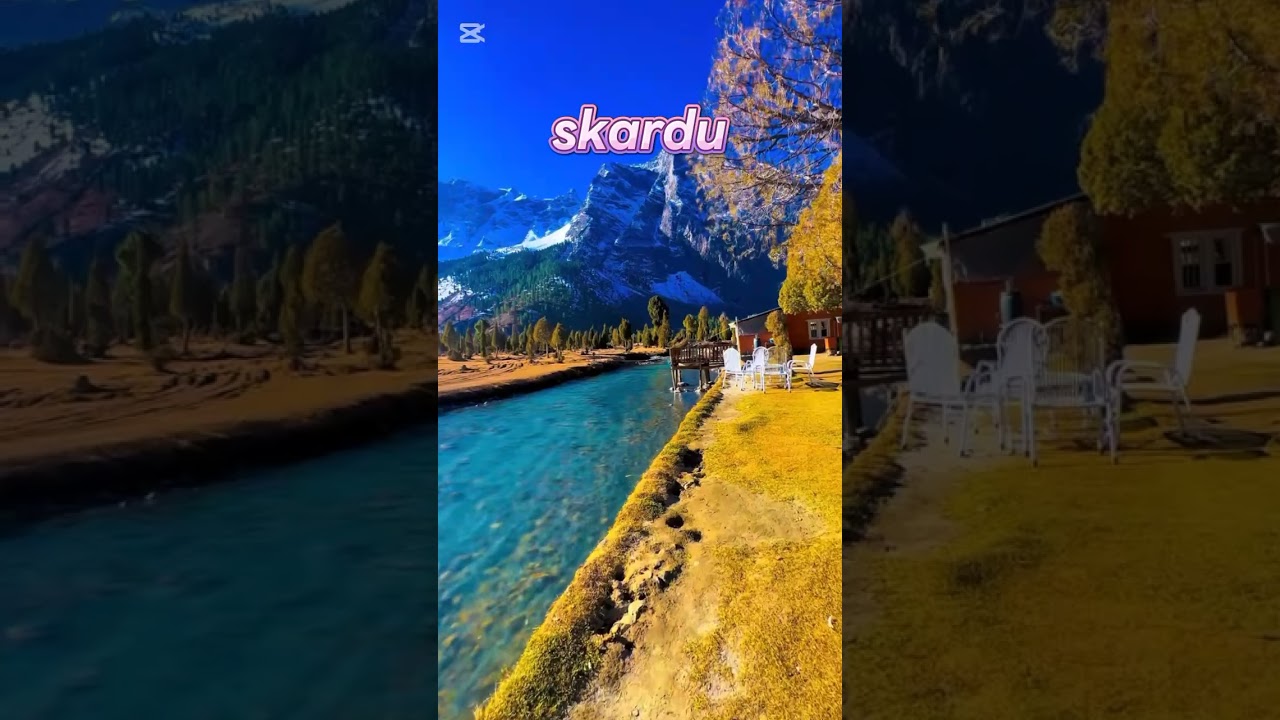 beautiful view of skardu relaxing view 