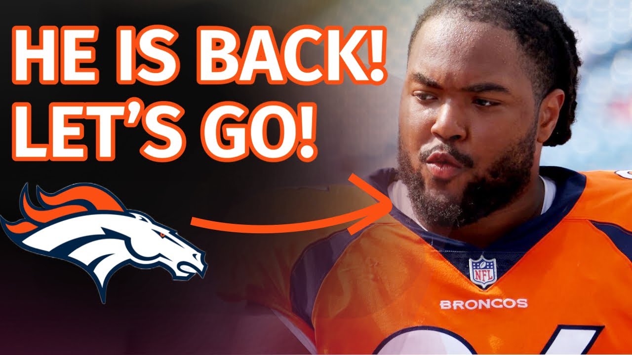 🔥 GREAT NEWS for the Denver Broncos Defense - 320 NT Reinstated! - YouTube