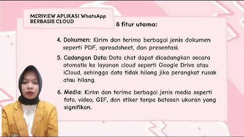 Review Aplikasi Whatsapp Berbasis Cloud Dalam Cloud Computing