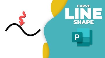 How to insert curve line in Publisher