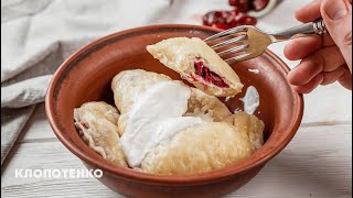 DUMPLINGS with CHERRIES on STEAM | Dumpling dough | Ukrainian cuisine | Ievgene Klopotenko