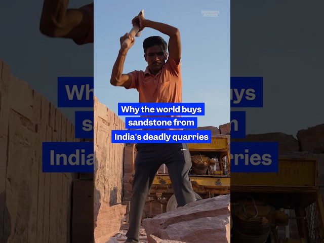 #Sandstone from #India is all over the world, but its #mining conditions are deadly. #quarry #mine