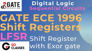 GATE ECE 1996 Shift Register | Shift Register with Exor GATE | LFSR | Linear Feedback Shift Register