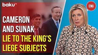 Maria Zakharova on British Foreign Secretary David Cameron's statements