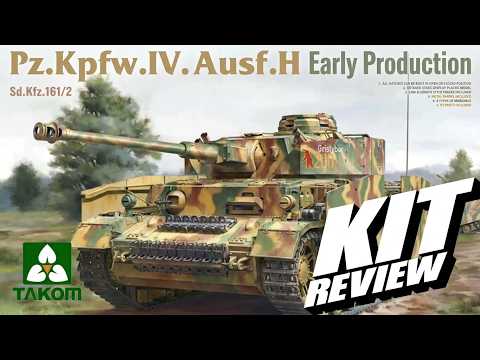 Kit Review: Takom 8019 Panzer IV H Early in 1/35