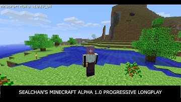 Minecraft Alpha v1.0 Longplay - E175 (R15) - Building Deer Lake in  Bellevue Part 2