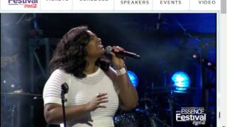 Video thumbnail of "Jazmine Sullivan "Prodigal Son" & "Masterpiece" Kim Burrell tribute"