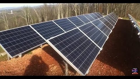 Off Grid mountain top 7.2 KW solar install from start to finish built by Off Grid Contracting