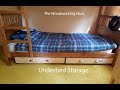 Under bed storage - easy to build and inexpensive Under bed storage - easy to build and inexpensive