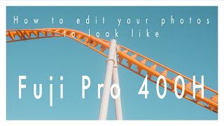 How to edit your PHOTOS to LOOK like FUJI PRO400H | LIGHTROOM TUTORIAL screenshot 4