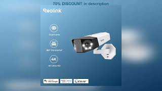 A Must-Have Product Reolink 4K Uhd Dual-Lens Security Camera 16Mp Duo Series Poe Ip Camera 180 Pa