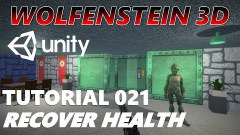 How To Make An FPS WOLFENSTEIN 3D Game Unity Tutorial 021 - HEALTH RECOVERY ITEMS