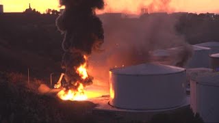 I-80 shut down for hours as firefighters worked to contain fire at oil facility | Daily Blend