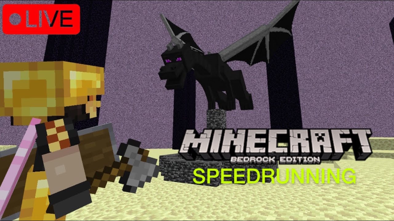 🔴Live Minecraft BEDROCK SPEED-RUNNING: Will We Get a Run!?🔴