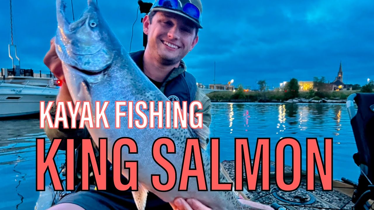 Kayak Fishing for KING SALMON YouTube