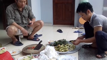 Gỏi cá chép ,món ăn đặc sản Nội Hoàng -Bắc Giang