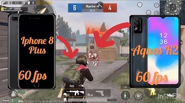 Iphone 8plus vs Aquos R2 || 60fps vs 60fps 🥵