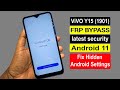 Vivo Y15 (1901) Android 11 FRP/Google Account Unlock Bypass New 2021 Fix Hidden Android Settings |