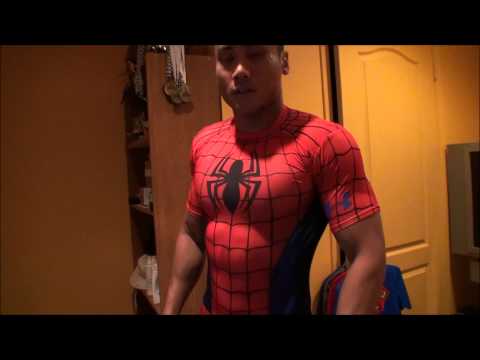 under armour spiderman shirt