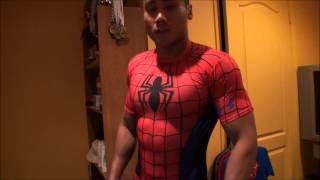 Under Armour Superman,SpiderMan Compression Shirt - YouTube