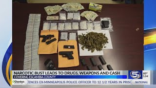 Escambia County deputies search home and find a huge amount of drugs
