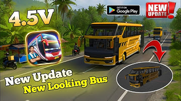 Bus simulatior indonesia 4.5V Update New soon bus | අලුත් අප්ඩේට් එකකින් Maleo ල දෙන අලුත් බස් එක ⚙️