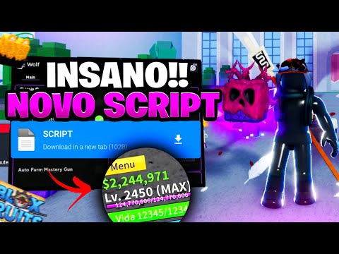 💥 INSANOO!!! NOVO EXECUTOR E SCRIPT BLOX FRUITS PARA CELULAR NOVAS FUNÇÕES AUTO FARM - (MOBILE e PC)