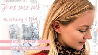 MON PIERCING AU CONCH CHEZ MARIA TASH A NEW YORK | Douleur, bijou & cicatrisation