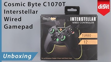 Cosmic Byte C1070T Interstellar Wired Gamepad Unboxing