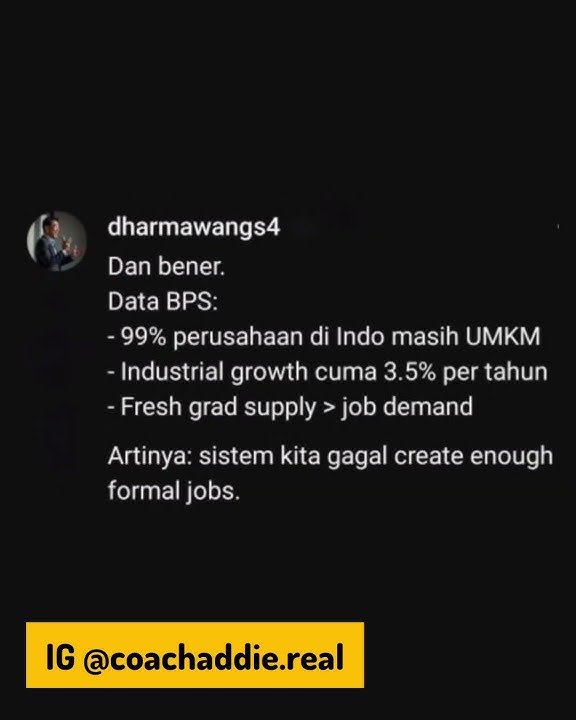 SARJANA IPK 3,9 CURHAT NGANGGUR TAK BERDAYA