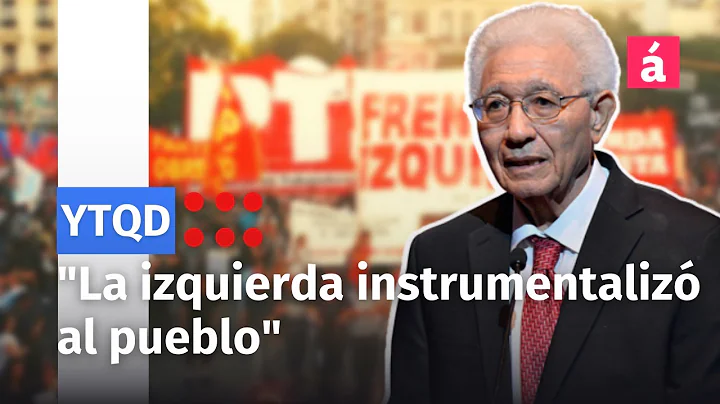 "La izquierda instrumentaliz al pueblo", afirma Ma...