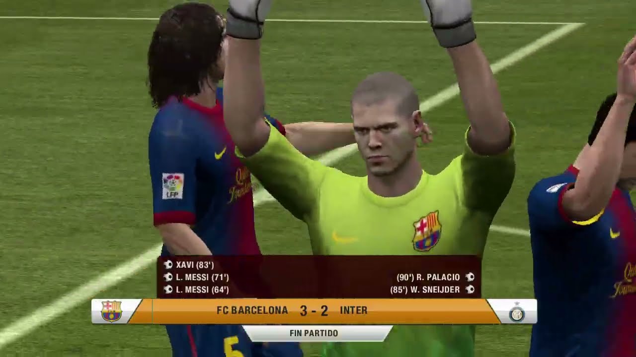 FIFA 13 Barcelona vs Inter de Milan