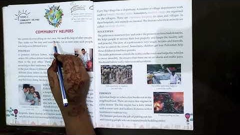 For class 3rd chapter 6 community helpers