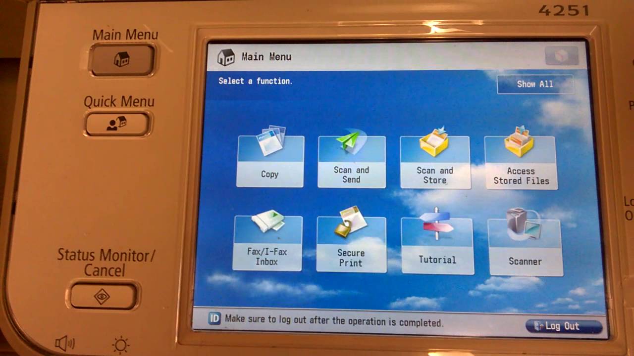How to Print Secure Documents on Canon Copier YouTube