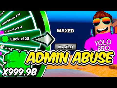 ADMIN ABUSE В SLIME RNG В РОБЛОКС