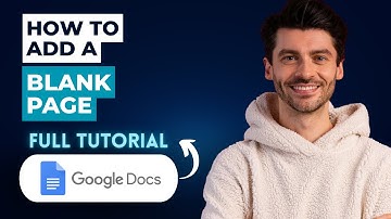 How to Add a Blank Page in Google Docs [2025 Guide]